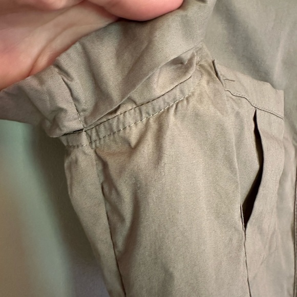 All Saints crop short sleeve cropped button up blouse Size 4 - Picture 5 of 9